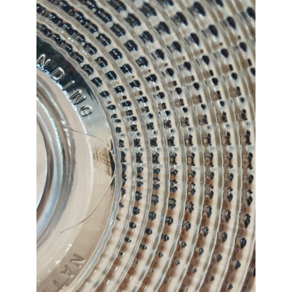 Vintage White and Clear Glass Pendant Light Fixture Globe Shade National Home La - Picture 10 of 10